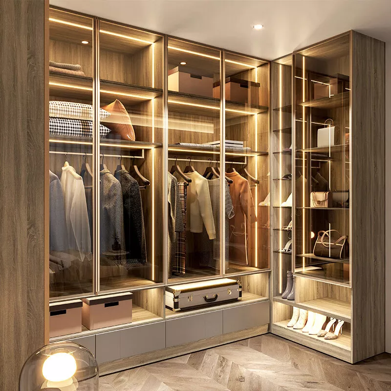 Space-Saving Corner Wardrobes