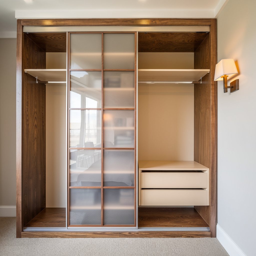 Sliding door modular wardrobe made in Pune
